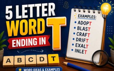 5 Letter Word Ending in T – Best Words for Every Puzzle